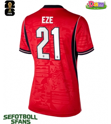 England Eberechi Eze #21 Bortatröja Kvinnor VM 2026 Kortärmad